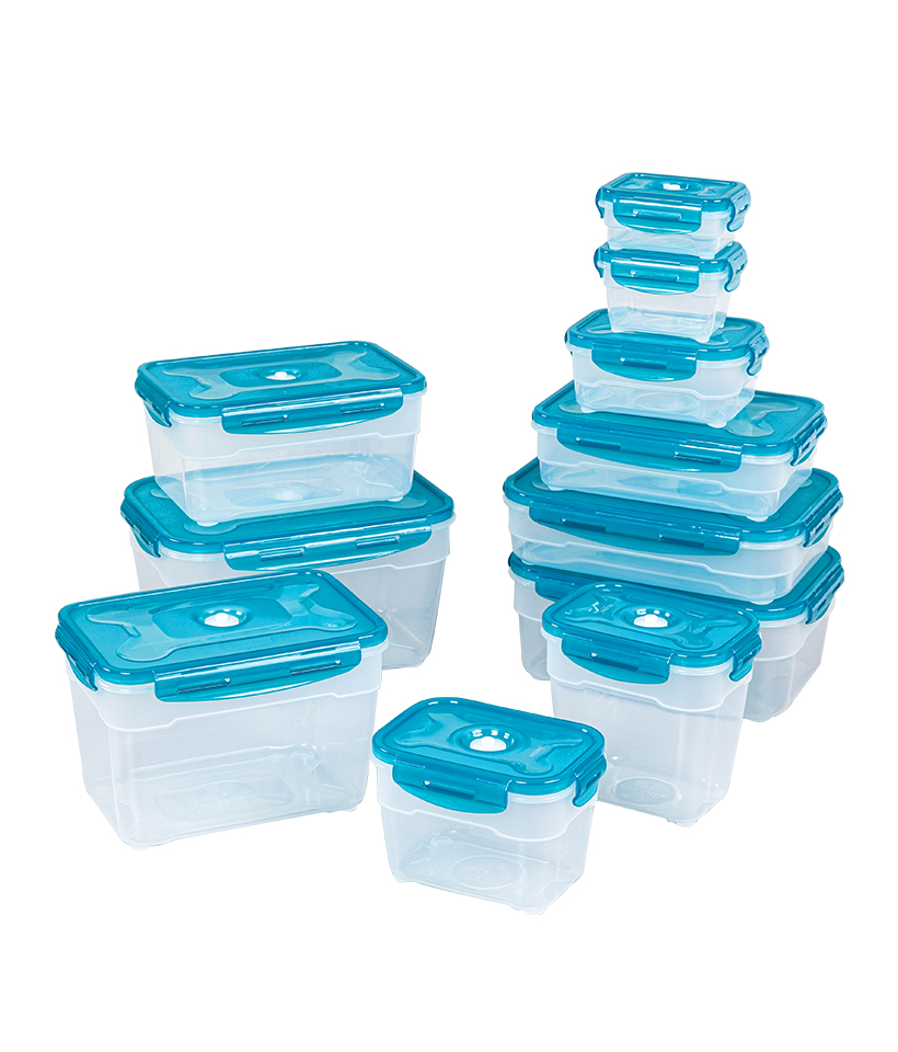 Vacuüm plastic keukencontainer